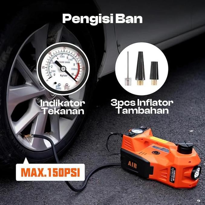 Dongkrak Mobil Listrik dengan Kapasitas Angkat 5 Ton - 6808 - Car, Ban