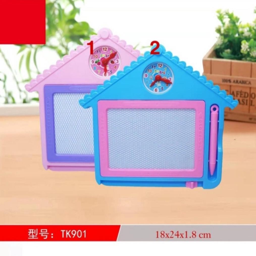 

Of14 Magic Board Bentuk Mainan Edukasi Anak/ Magnetic Drawing/ Papan Gambar