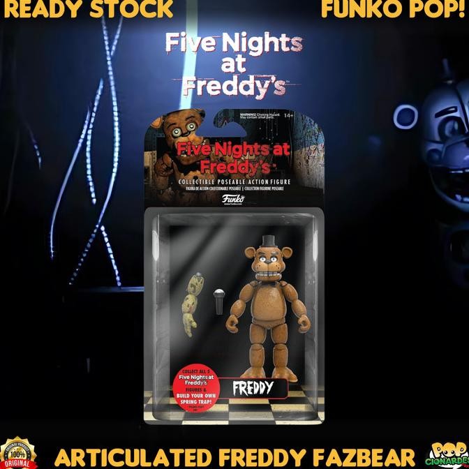 Grosir Funko Action Figures Games - Five Nights At Freddy'S Fnaf - Freddy Fazbear Articulated
