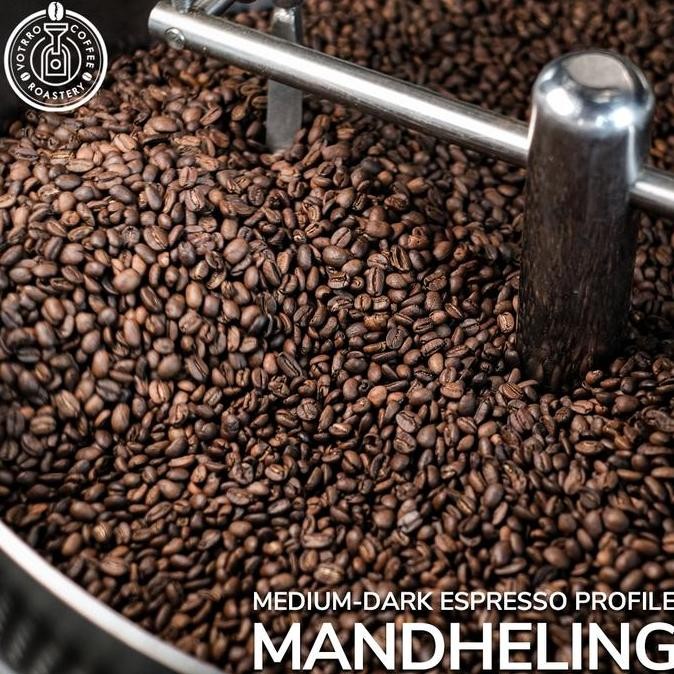 

Votrro Biji Kopi Bubuk 100% Full Arabica Mandheling Roasted Commercial - Best Seller Espresso Original Dan Terlaris