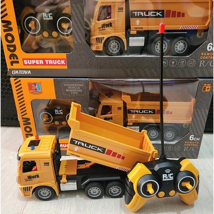 MAINAN RC DUMP TRUK PASIR REMOTE CONTROL