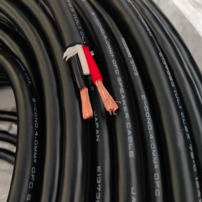 ORIGINAL MOGAMI 3103 MADE IN JAPAN - KABEL SPEAKER 2X4MM MOGAMI