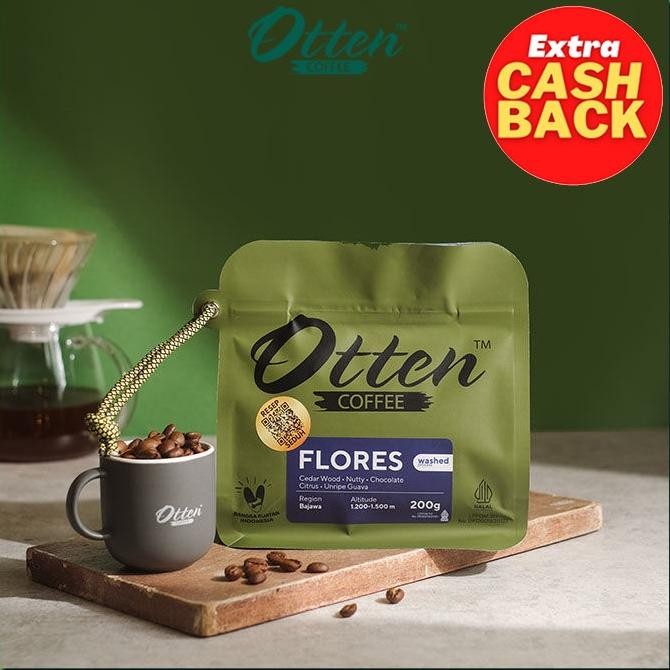 

Kopi Arabica Flores Bajawa 200G - Biji / Bubuk Kopi Otten Coffee Original Dan Terlaris