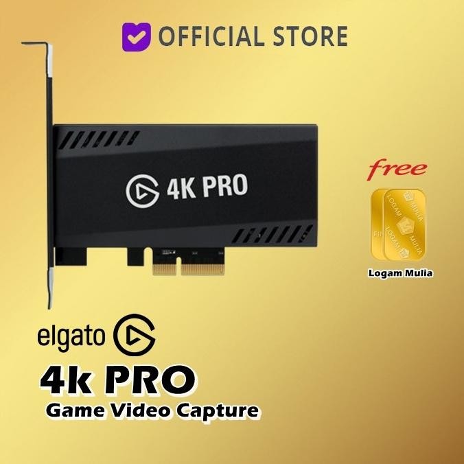 Murah Elgato 4K PRO Video Game Capture PCIe Card Non COD