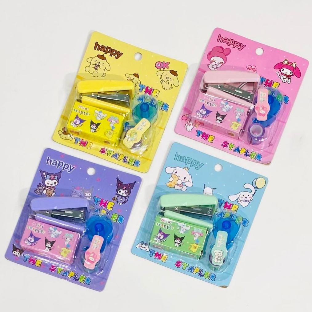 

Et-12 Hd Steples Set Mini Gratis Isi Dan Sticker/Stapler Mini Set Staples + Isi/Stapler Mini Lucu