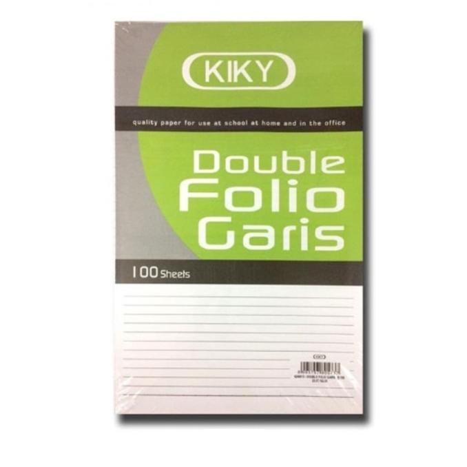 

Kertas Double Folio Bergaris 100 lembar KIKY by Radhiant official