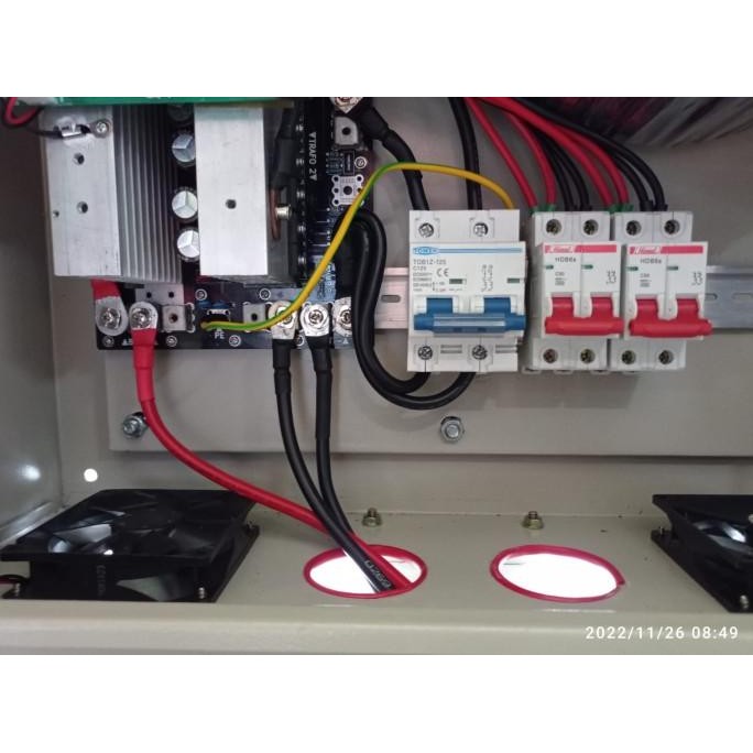 Miliki Box Panel Mode Ups Inverter Paket Lengkap Trafo 5000 W Psw