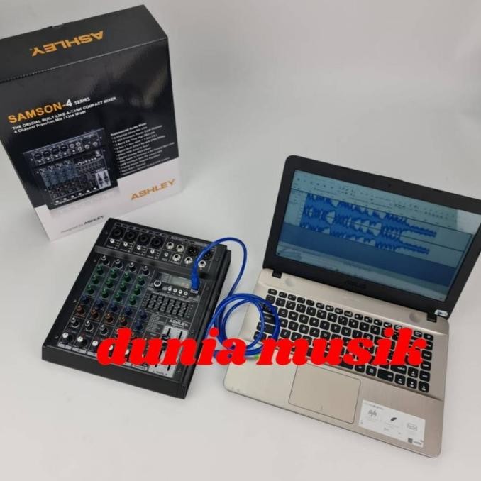 Baru mixer ashley samson 4 samson4 4 channel original ashley