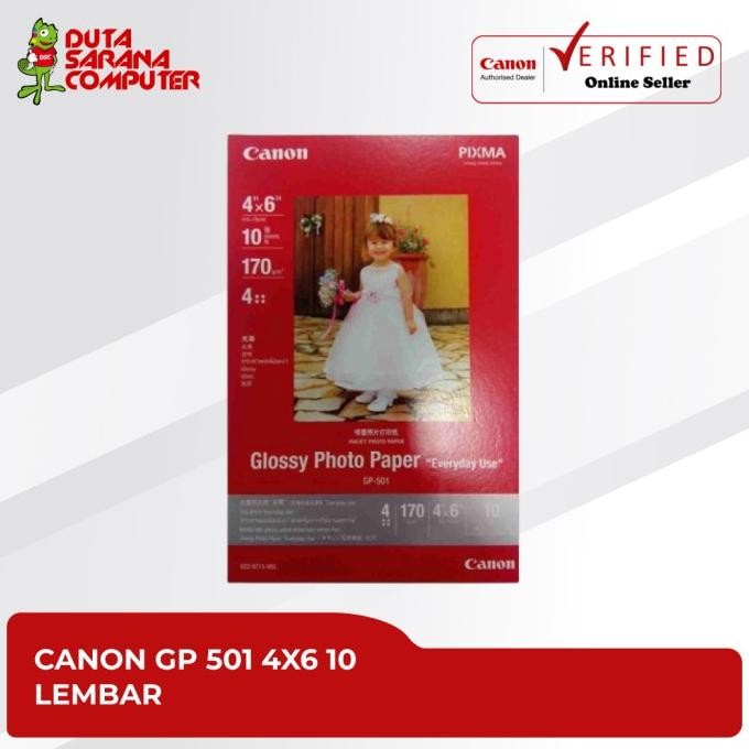 

Canon Gp-501 Glossy Photo Paper 6X4 10 Sheets Best Seller