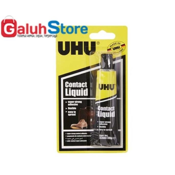 

Uhu Contact Liquid Lem Kain Lem Karet Sepatu Leather Rubber 33ml by Radhiant official