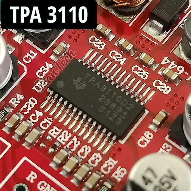 Modul Tpa3110 Power Amplifier 2X15W Stereo Hw-644 Tpa 3110 Class D Elantech Original