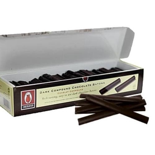 

TERSEDIA Tulip stik compound chocolate 1.5 kg / dark compound chocolate batons
