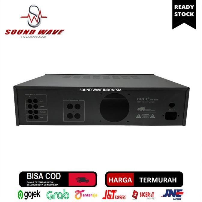 Box Power Amplifier Bell Hk206 Original