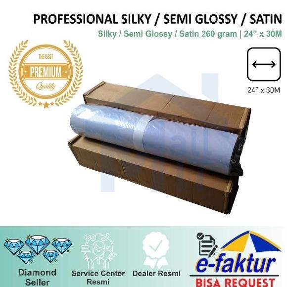 

Kertas Foto Professional 24" 24 Inci Semi Glossy Silky Luster Glitter Best Seller
