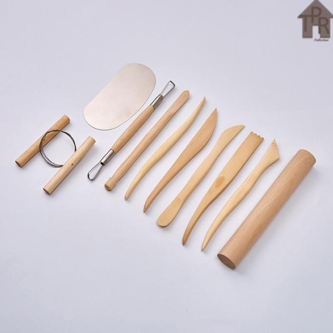 

Butsir set / Alat ukir clay / Pottery tool / Modelling tools - 10pcs. by Radhiant official