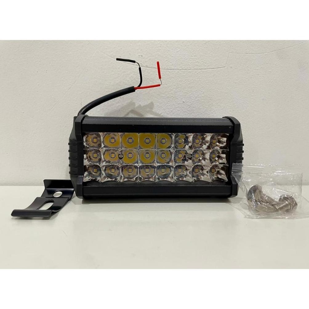 Lampu Tembak Sorot 24 Mata 72W 12 Volt 24 Volt LED Lampu Motor Mobil Truk 12V-24V Lampu Sorot Foglam