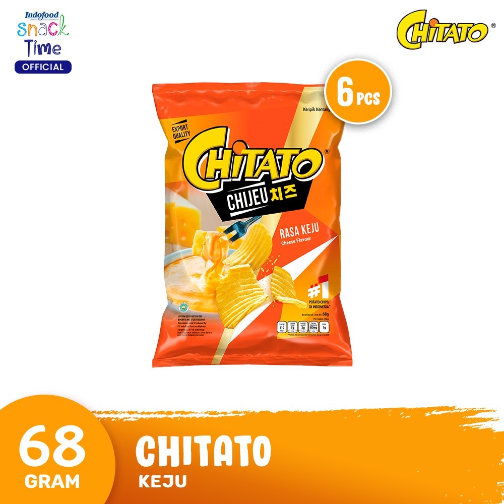 

Chitato Keju 68 Gr - 6 Pcs