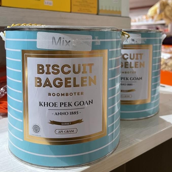 

Grosir Biscuit Bagelen Roomboter Mix Khoe Pek Goan