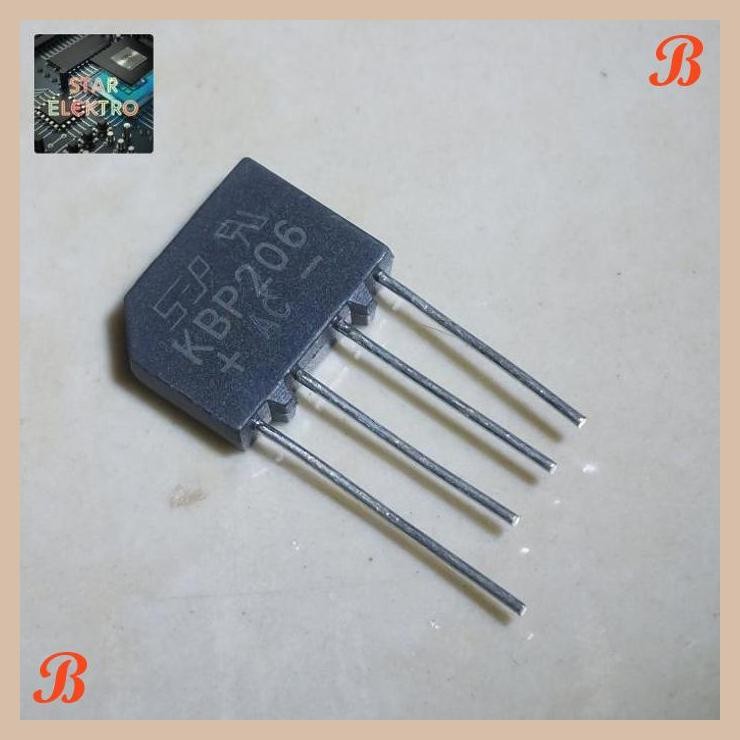 [SRE] KBP206 Sip-4 KBP206G KBP 206 Dioda Sisir 2A 600V SEP Bridge Diode