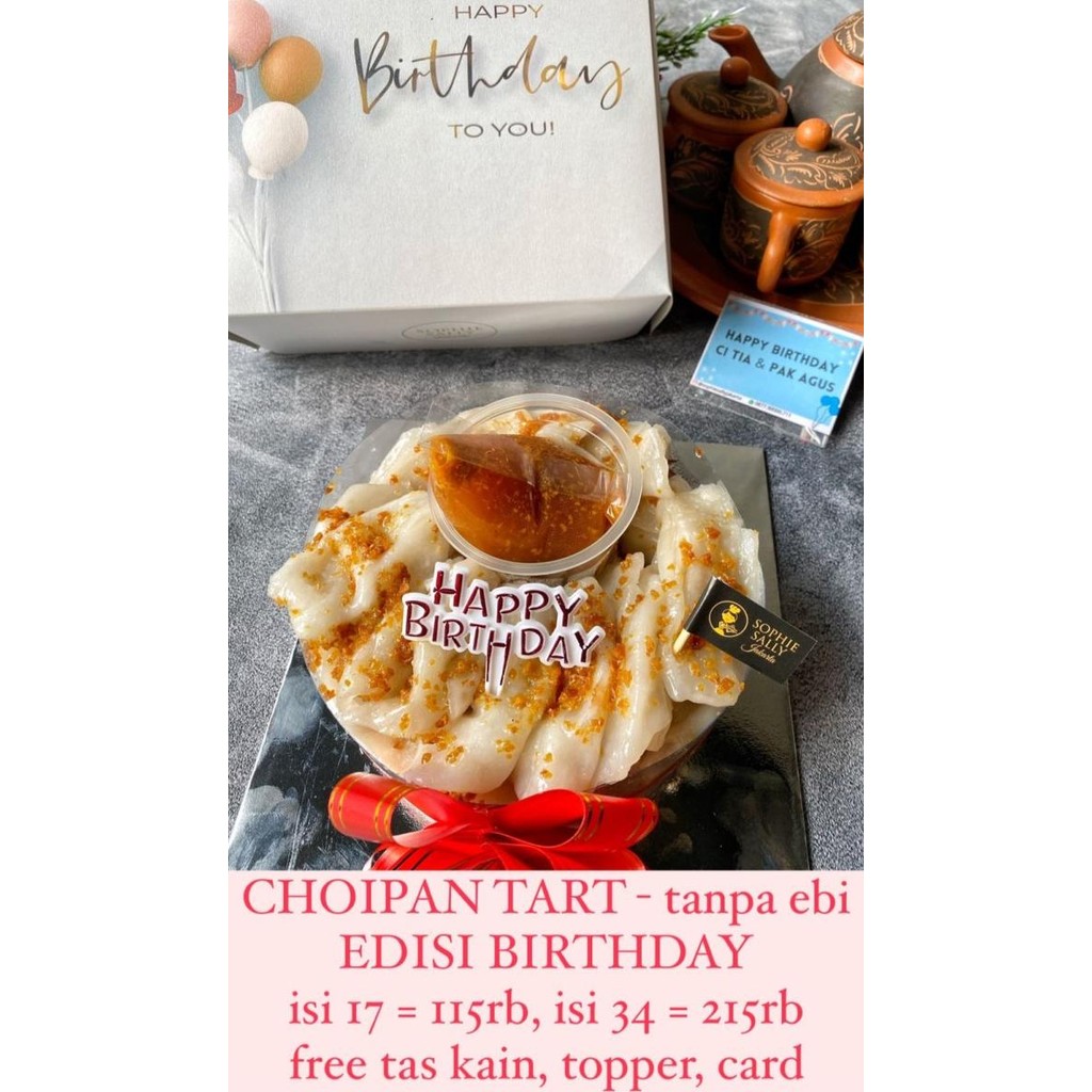 

Promo Choipan Tart Birthday Edition - Ready Setiap Hari