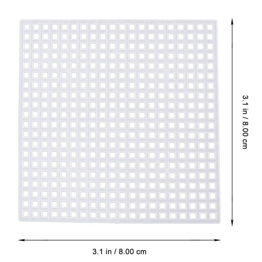 

50 Pcs Mesh Plastic Canvas Sheets Cross Stitch Sewing Plastic Canvas Sheets For Embroidery Acrylic Yarn Crafting Knit And Croche