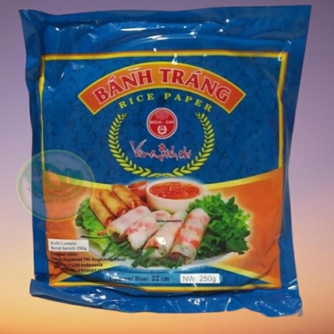 

TERSEDIA kulit lumpia vietnam banh trang 250gr | rice paper vietnam
