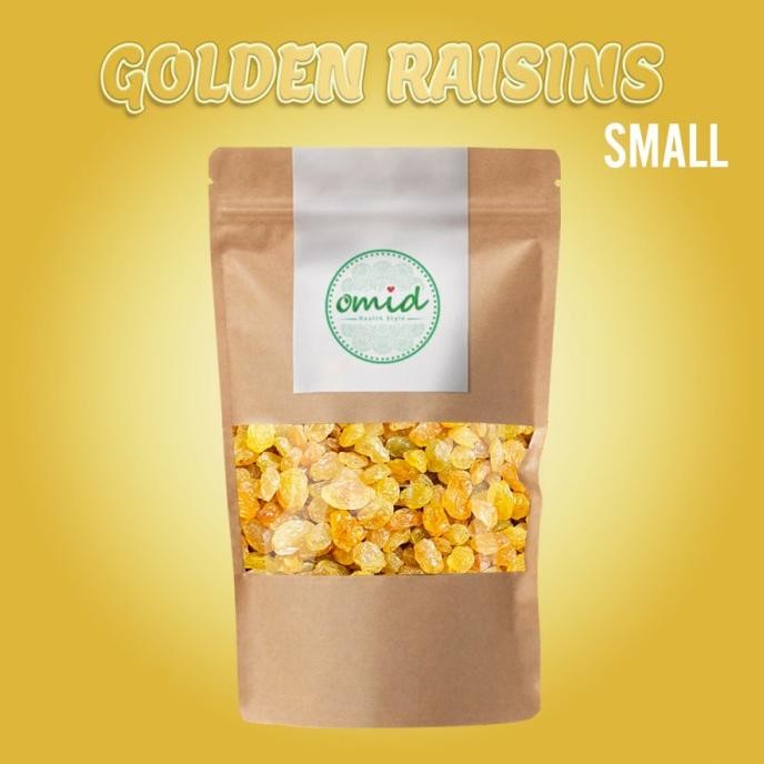 

TERSEDIA Golden Raisin Small (Kismis Kuning Tekstur Kecil) 250gr