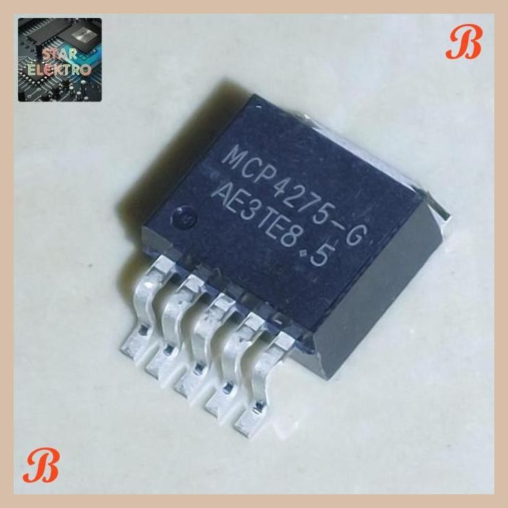 [SRE] MCP4275-G To-263-5 Transistor MCP 4275 IC Power Supply Voltage Stabilizing Otomotif 5V MCP4275