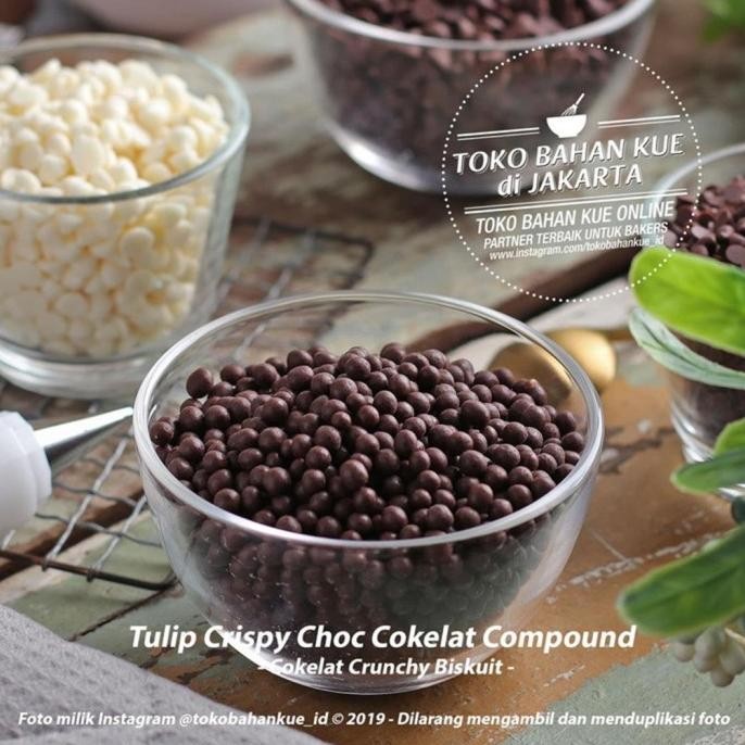 

TERSEDIA Tulip - CRISPY CHOC 250gr Choco Ball Crispearls Chocolate Compound Kue