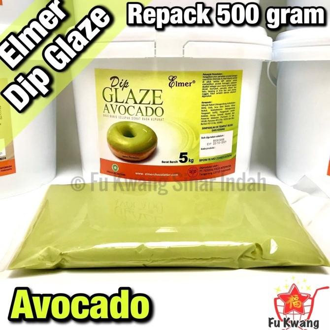 

TERSEDIA Elmer Dip Glaze Avocado repack 500 gram