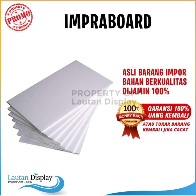 

Impraboard Lembaran/ Imprabot / Infraboard 50X70 Cm, 60X80 Cm, 60X150 Promo
