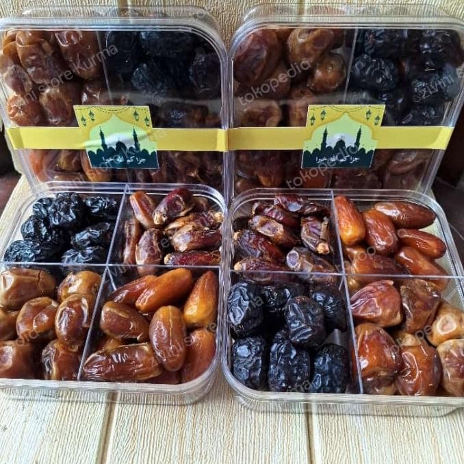 

PAKET KURMA 4in1, ajwa sukari khalas Tunisia madu/HAMPERS OLEH OLEH HAJI