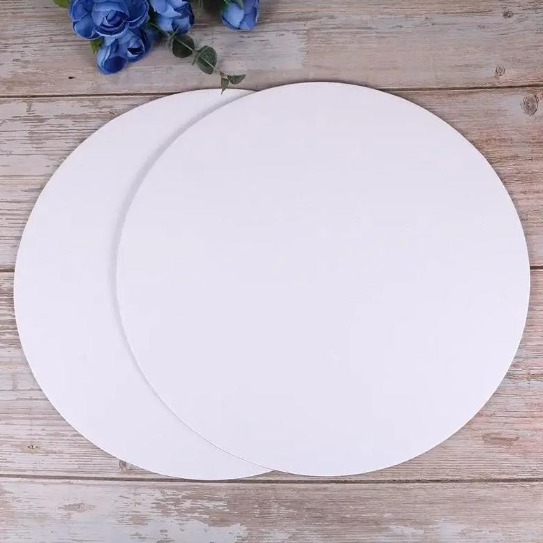 

Canvas Round Art Painting Circle Board Artist Oil Acrylic Panels For 40Cm Frame Large Circular Fine Paint Blank Boards Panel On