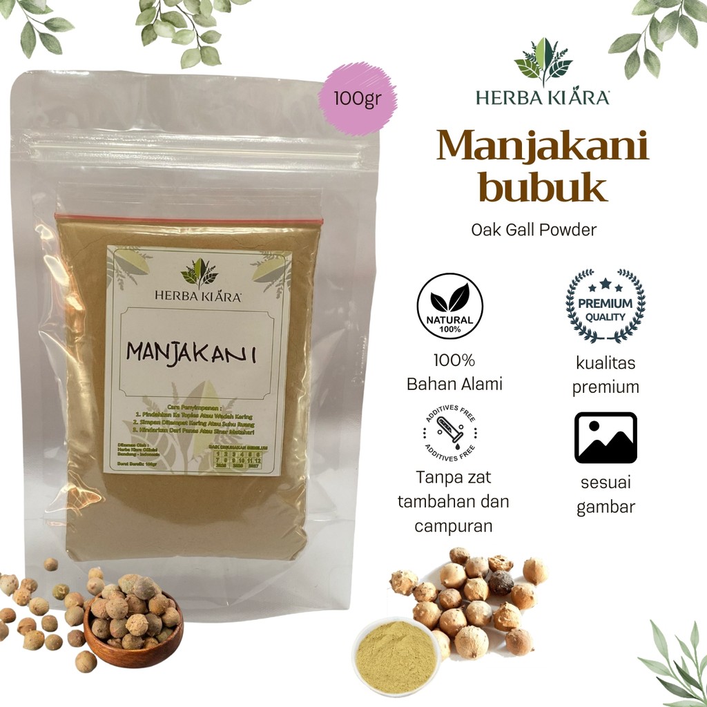 

Manjakani bubuk asli 100gram / oak gall powder / rempah / 100% alami original JSR premium
