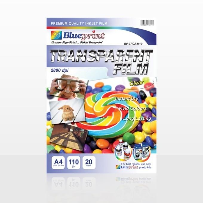 

Kertas Film Transparan Bening / Transparent Film Clear Blueprint A4 Terlaris
