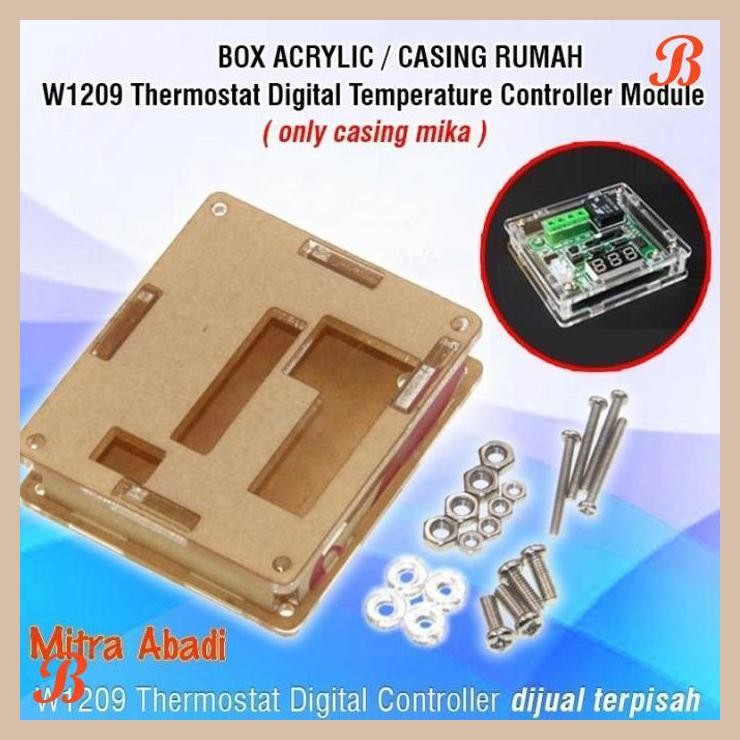 [MRA] Box Acrylic / Casing Rumah W1209 Thermostat Digital Temperature Modul