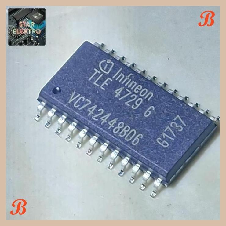 [SRE] TLE4729G Sop-24 SMD TLE4729 TLE 4729 4729G IC 2-Phase Stepper DC Motor Driver Chip ECU Car Inf
