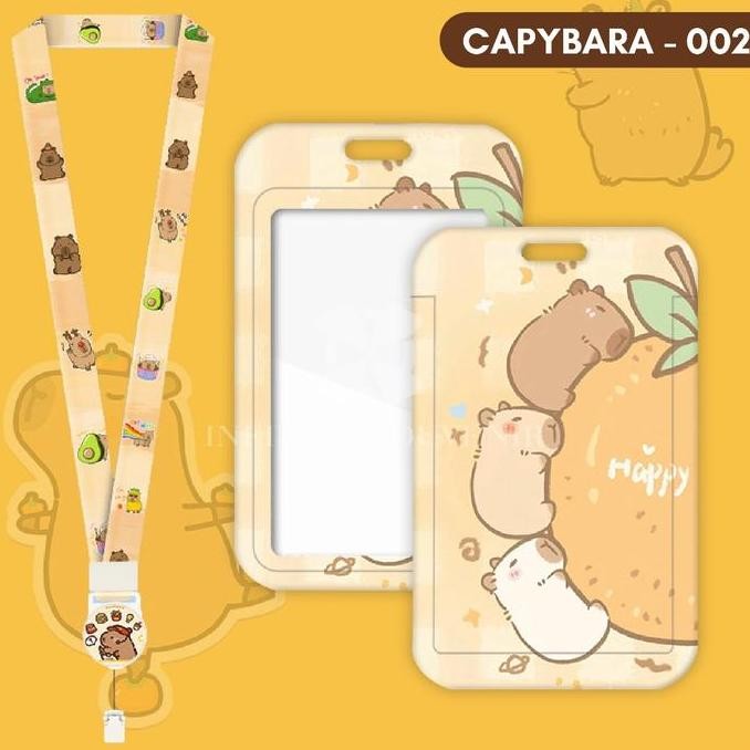 

(N017) ID Card Holder Tali Yoyo Capybara / Nametag Yoyo Kapibara / Card Holder Yoyo / Hewan Lucu Masbro / Card Holder Tali Bisa Ditarik lanyard universitas murah