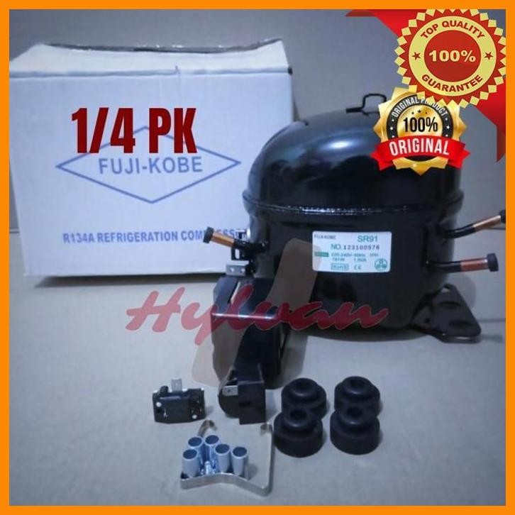 [hyl] kompresor kulkas 1/4 | kompresor freezer 1/4 merk fuji original