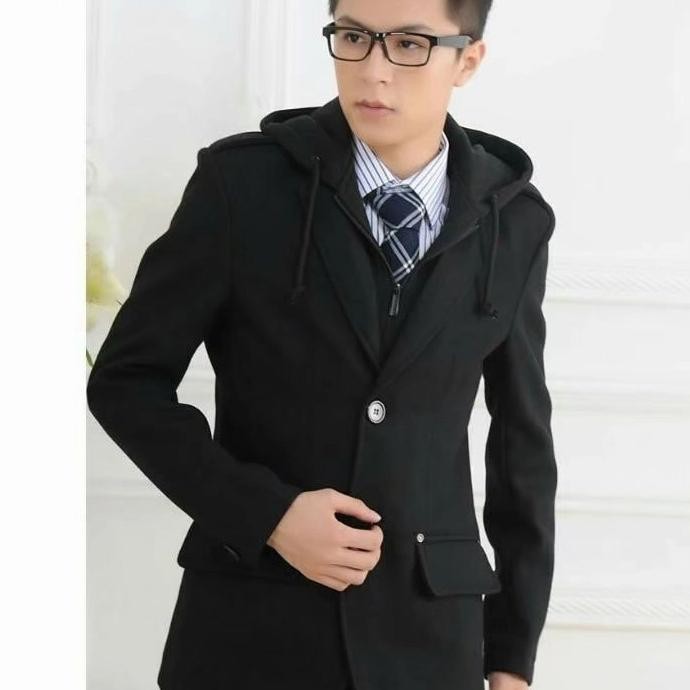 new  BLAZER HOODIE PRIA KOREA murah