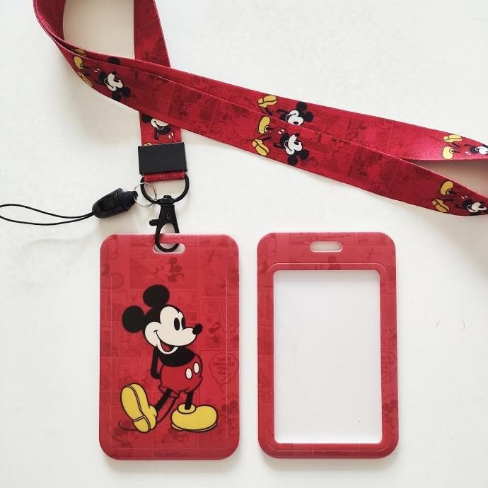 

ID Card Holder Name Tag Lanyard Kalung Kartu Cute Disney Lucu murah