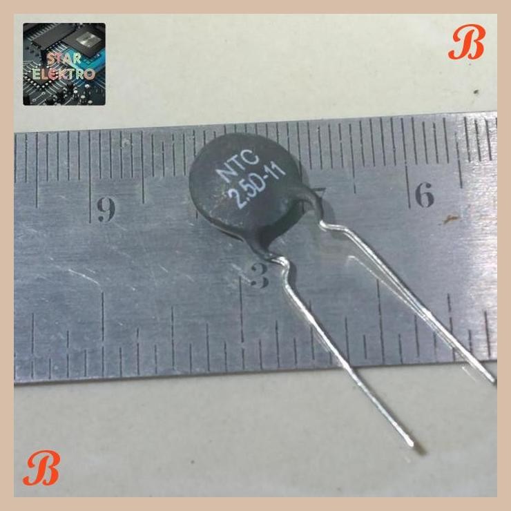 [SRE] NTC 2.5D-11 NTC2.5D11 NTC2.5D 2.5D11 NTC2.5 Varistor Thermistor Termis Thermal Resistor 11mm 5