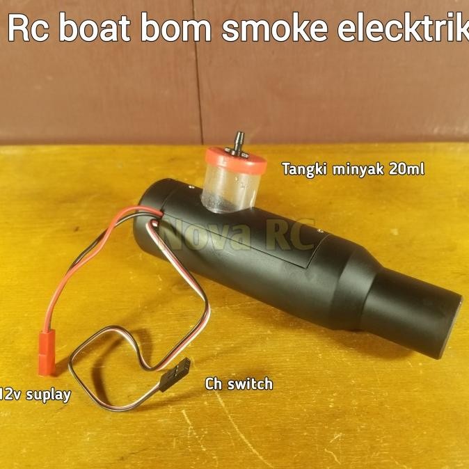 Modul Asap Rc Boat Bom Smoke Electric Asap Tebal Dan Tangki Terpisah Co