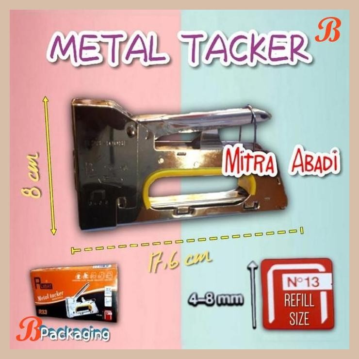 

[MRA] Metal Tacker Professional / Stapler Gun / Stapler Tembak Besi - Metal