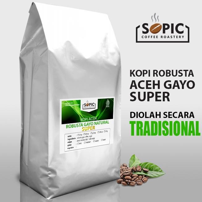 

Kopi Aceh Robusta Gayo Natural Super 1 Kg