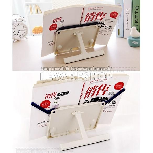 

Penyangga Buku Berdiri + Tuas Penahan Lembar Halaman Saat Membaca murah