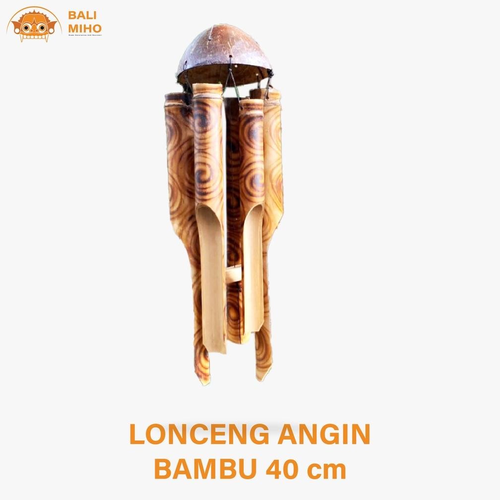 Living Genta Angin Bambu - Lonceng Angin Bambu - Lonceng Bambu - Gantungan Bambu - Klintingan - Wind