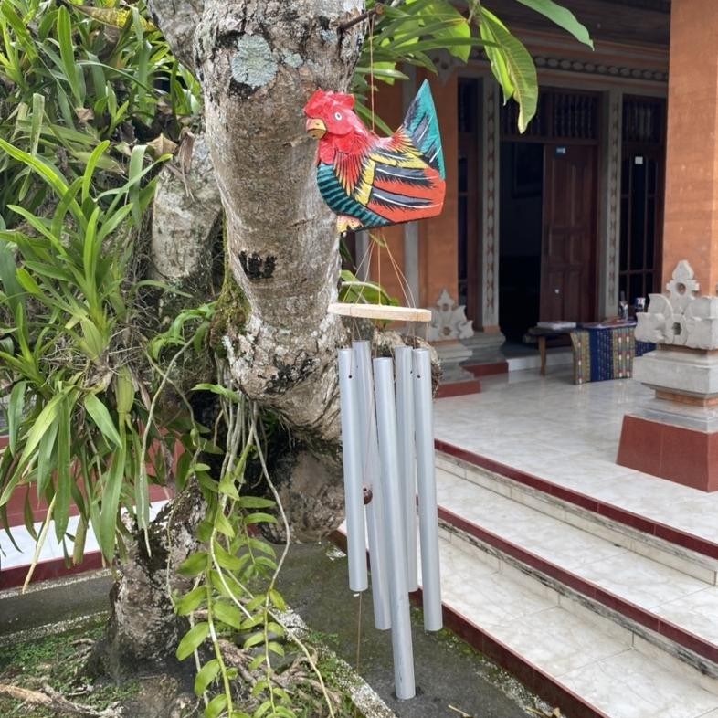 Living Lonceng Angin Aluminium Motif Ayam Dan Bebek Lonceng Besi Wind Chimes Wind Chime Gntungan Bes