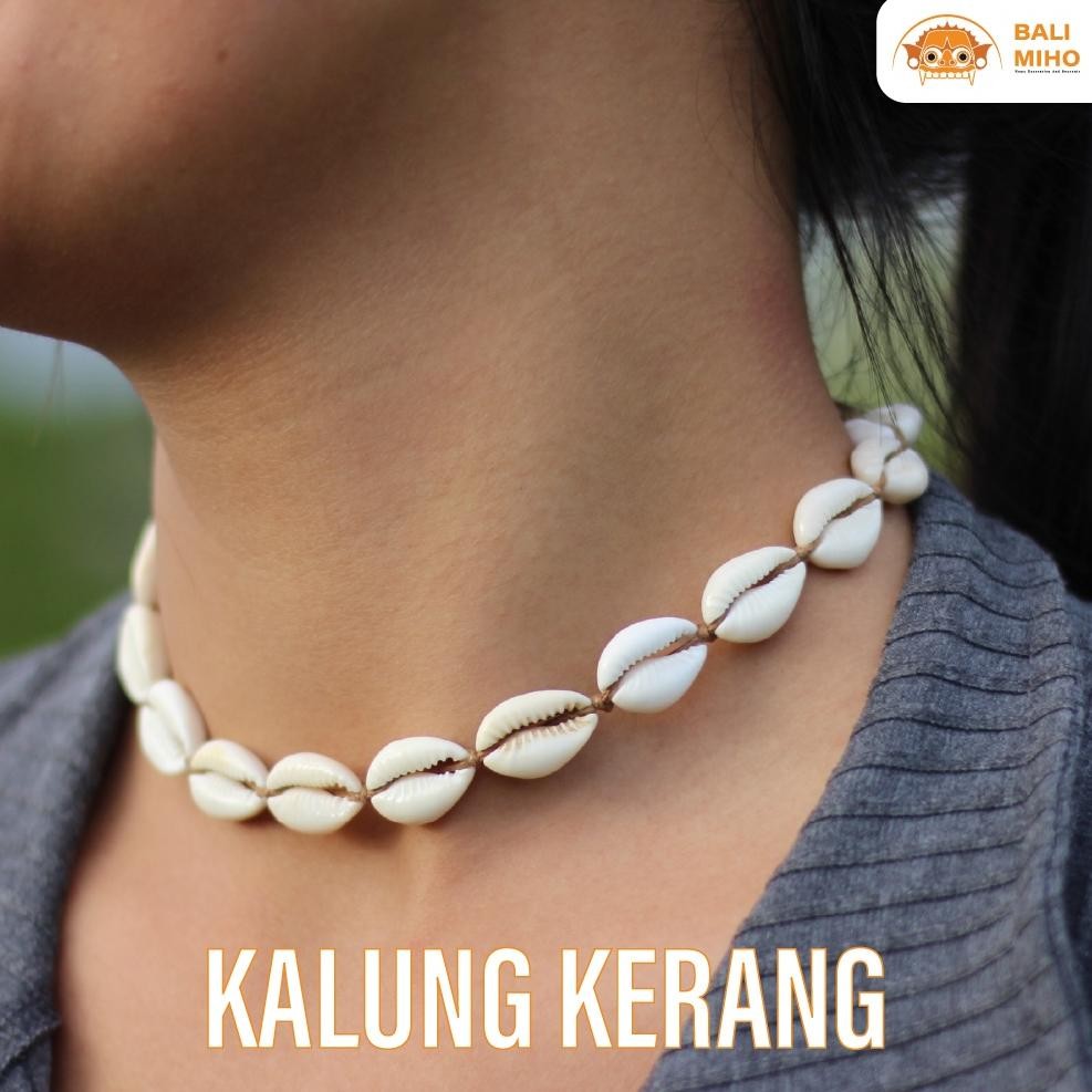 Living Kerajinan Kalung Kerang Untuk Wanita - Kalung Kerang Pantai - Bali Future Living