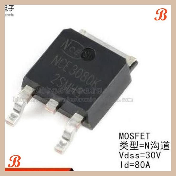 [SRE] NCE3080K NCE3080 3080 NCE NCE3O8OK Mosfet SMD 80A 30V N-Ch To-252 Fet